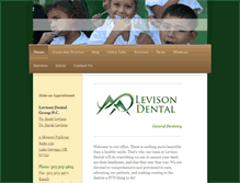 Tablet Screenshot of levisondental.com